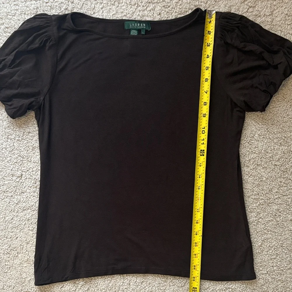 Ralph Lauren Dark Brown Blouse - Picture 5 of 6